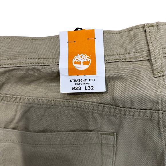 Timberland Men's Relaxed Fit Straight Leg Cotton Chino Pants - W38 / L32 - Picture 5 of 5